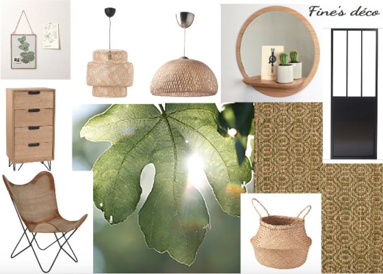 Planche tendance entrée nature indus